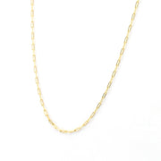 Alternate View Gold Fill 18 Inch Mini Paperclip Chain