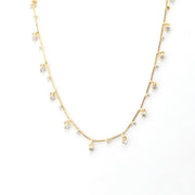 Alternate View Gold Fill Cubic Zirconia Sparkles Necklace