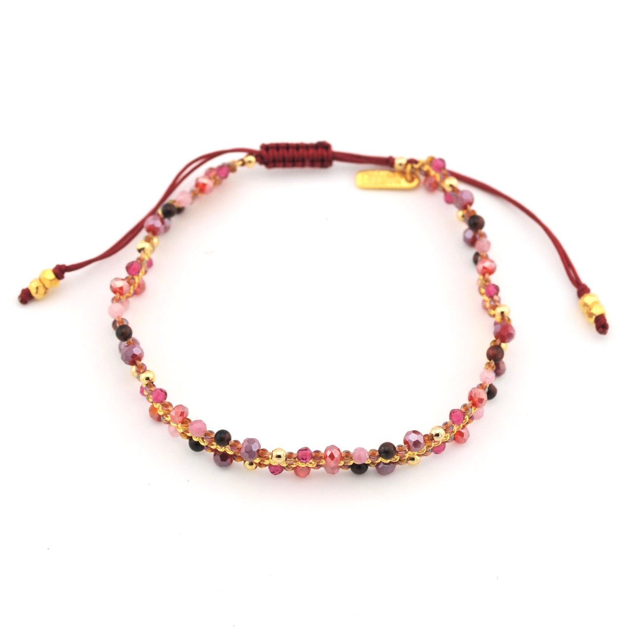 Alternate View Rose Beaded Sliding Knot Bracelet
