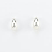 Alternate View Silver Teardrop Post Earrings