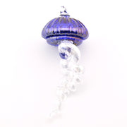 Alternate View Small Cobalt Hanging Jellyfish Ornament