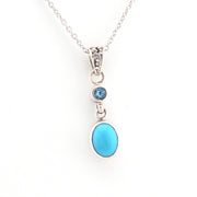Alternate View Topaz Arizona Turquoise Necklace