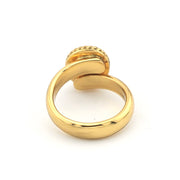 Gold Ring on white background
