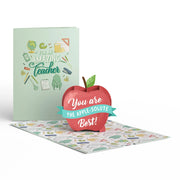 Amazing Teacher Apple Pop Up Card with Cover