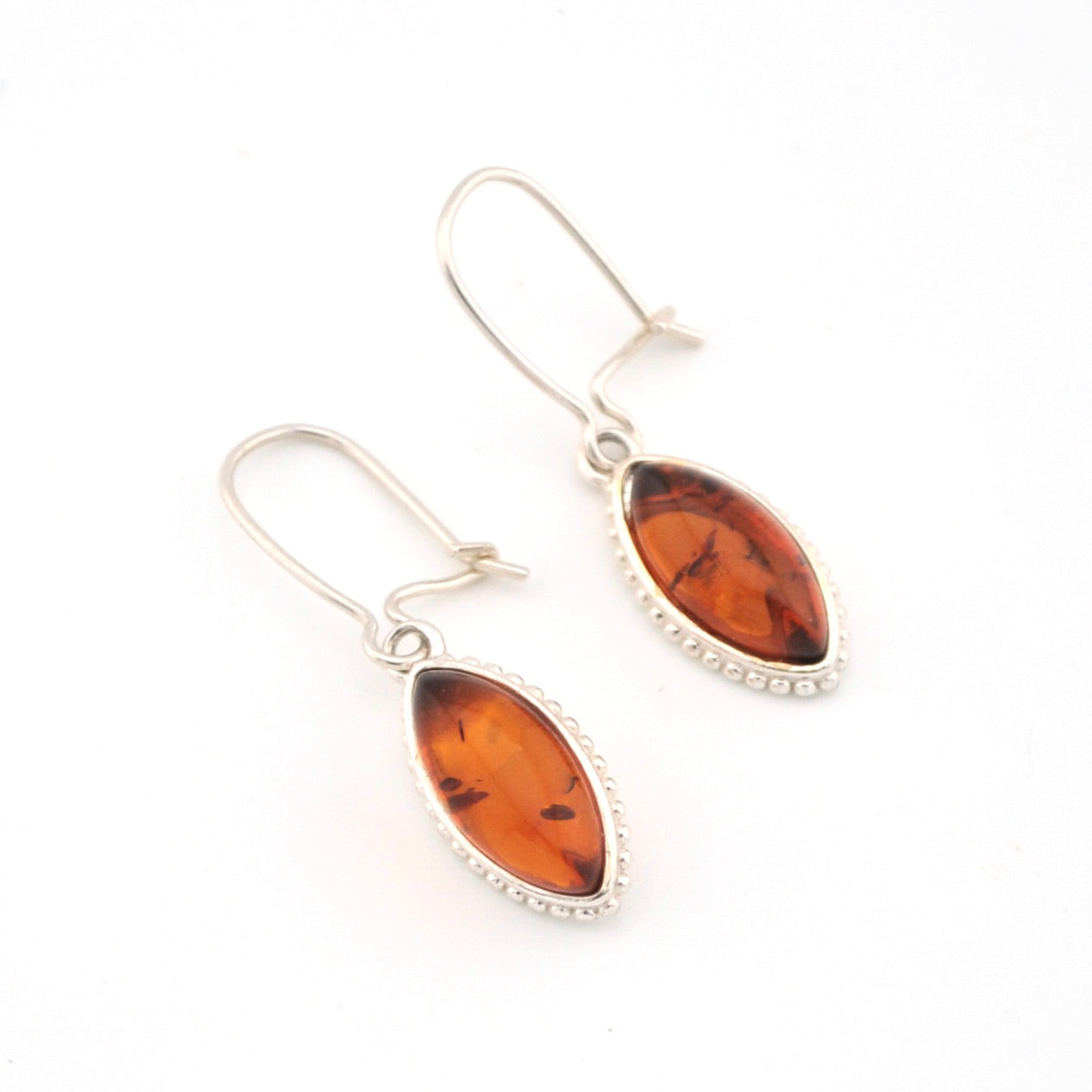 Amber Marquise Dangle Earrings