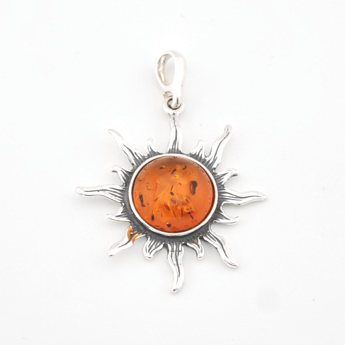 Amber Sun Pendant