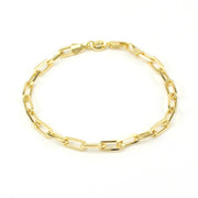 18k Gold Fill Paperclip Link Bracelet