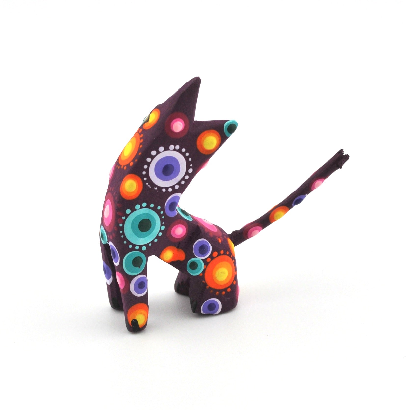 Back Side Oaxacan Cat Sitting by Sosa