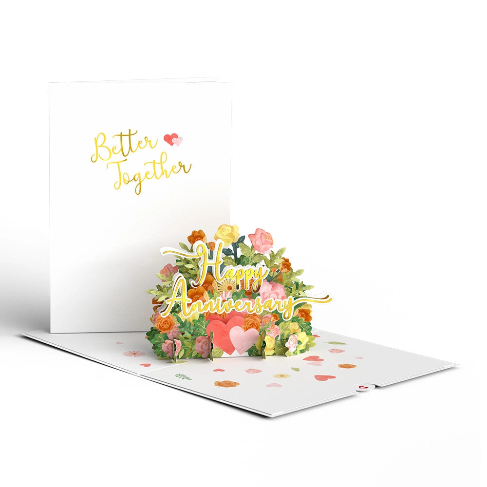 Better Together Anniversary Pop Up Card with Cover