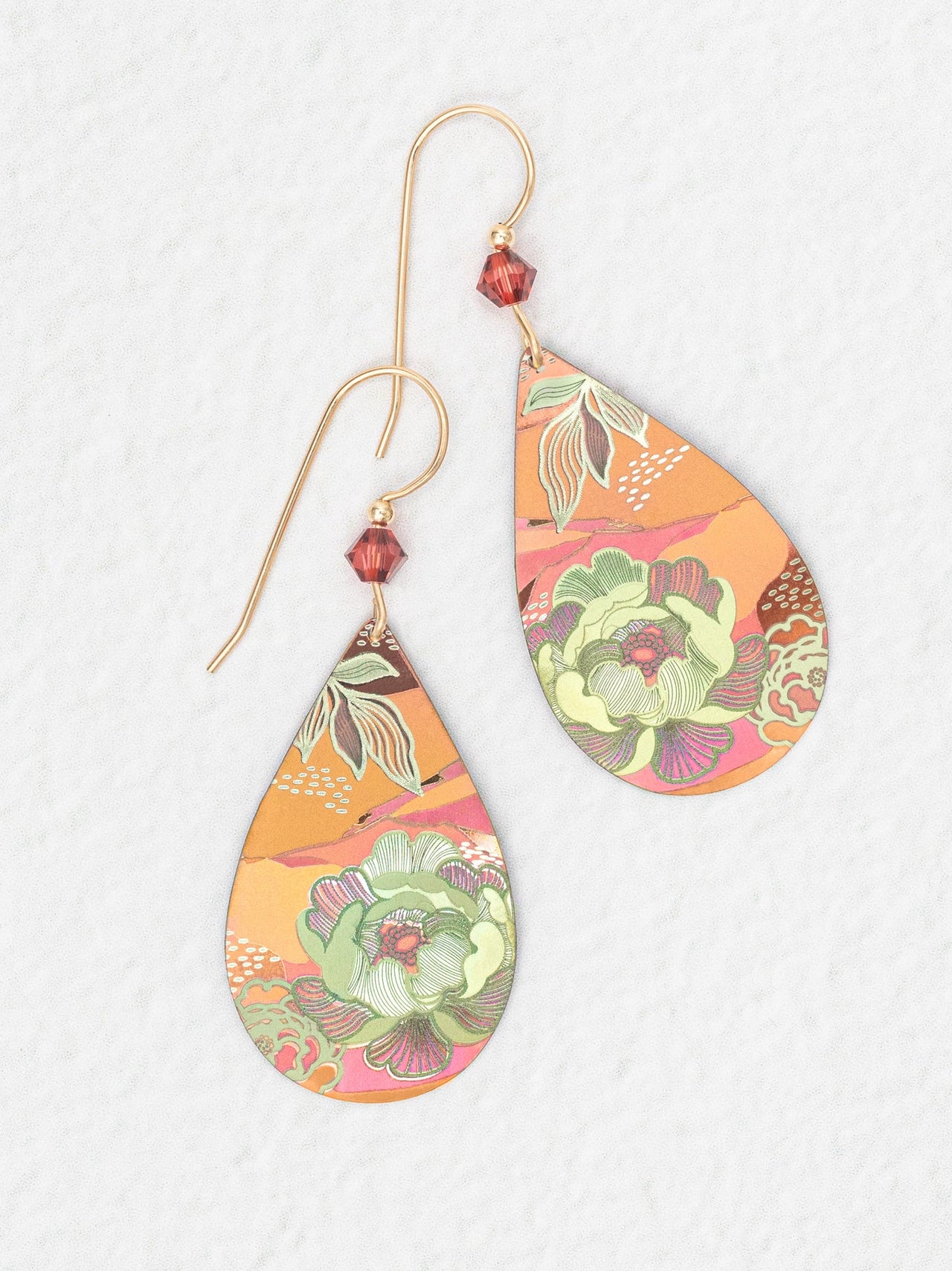 Blooming Coral Cynthia Earrings