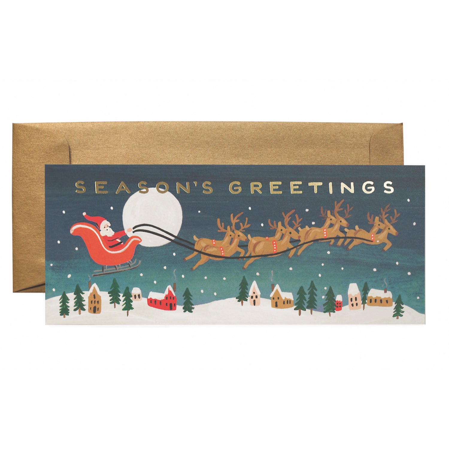 Boxed Santa's Sleigh Cards