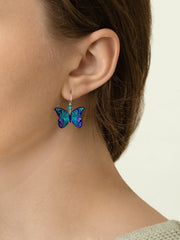 Calypso Mariposa Butterfly Earrings Modeled