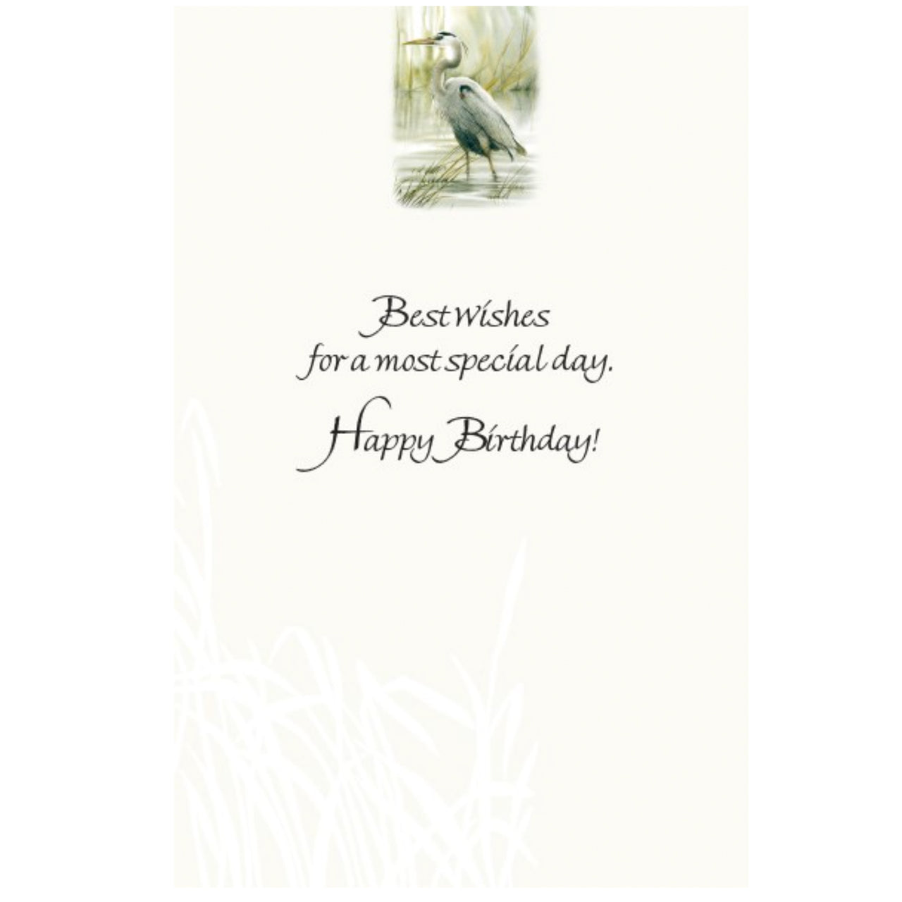 Card Inside First Light Birthday Card