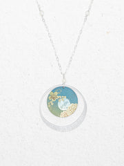 Celestial Sage Luna Pendant Necklace