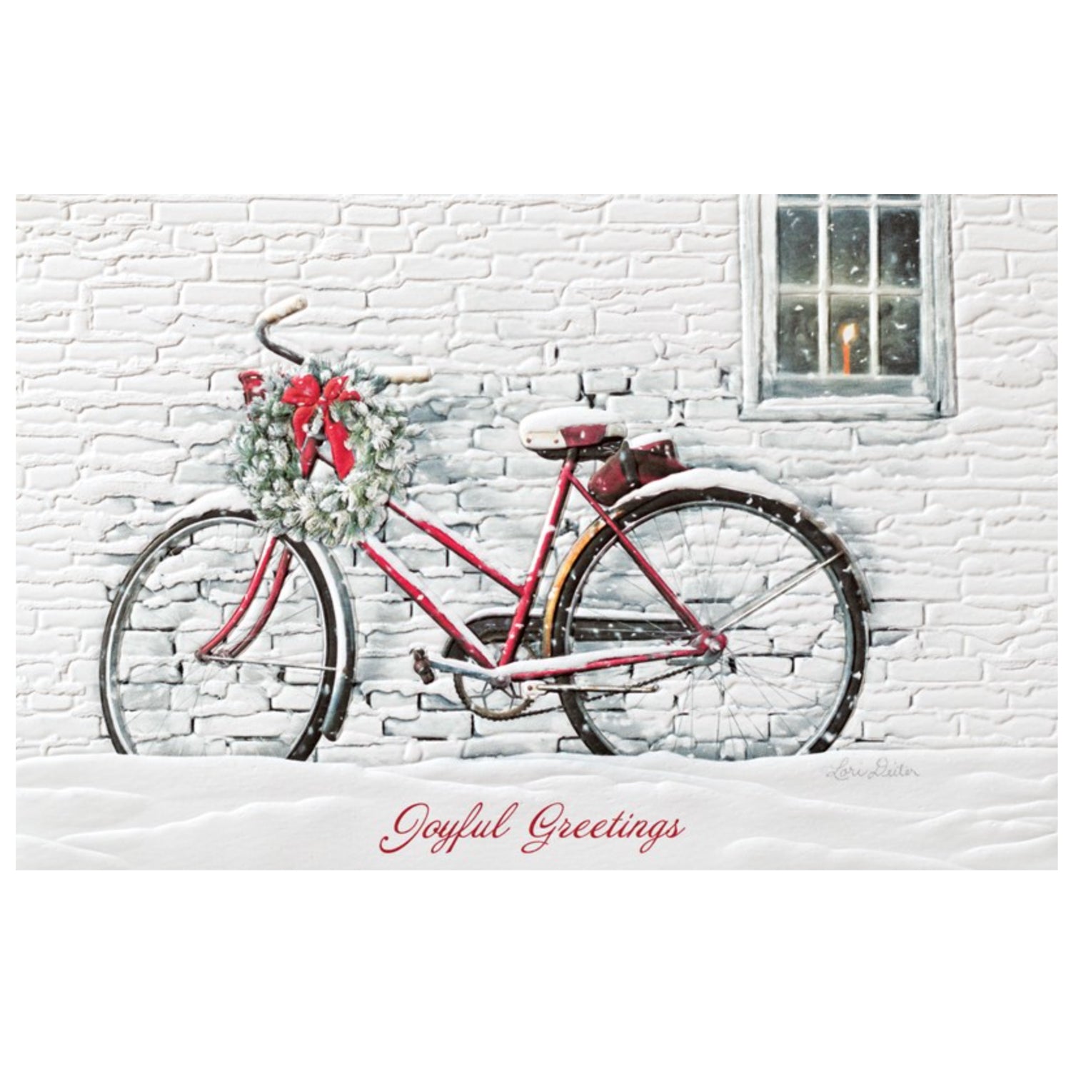 Christmas Bike Card Set