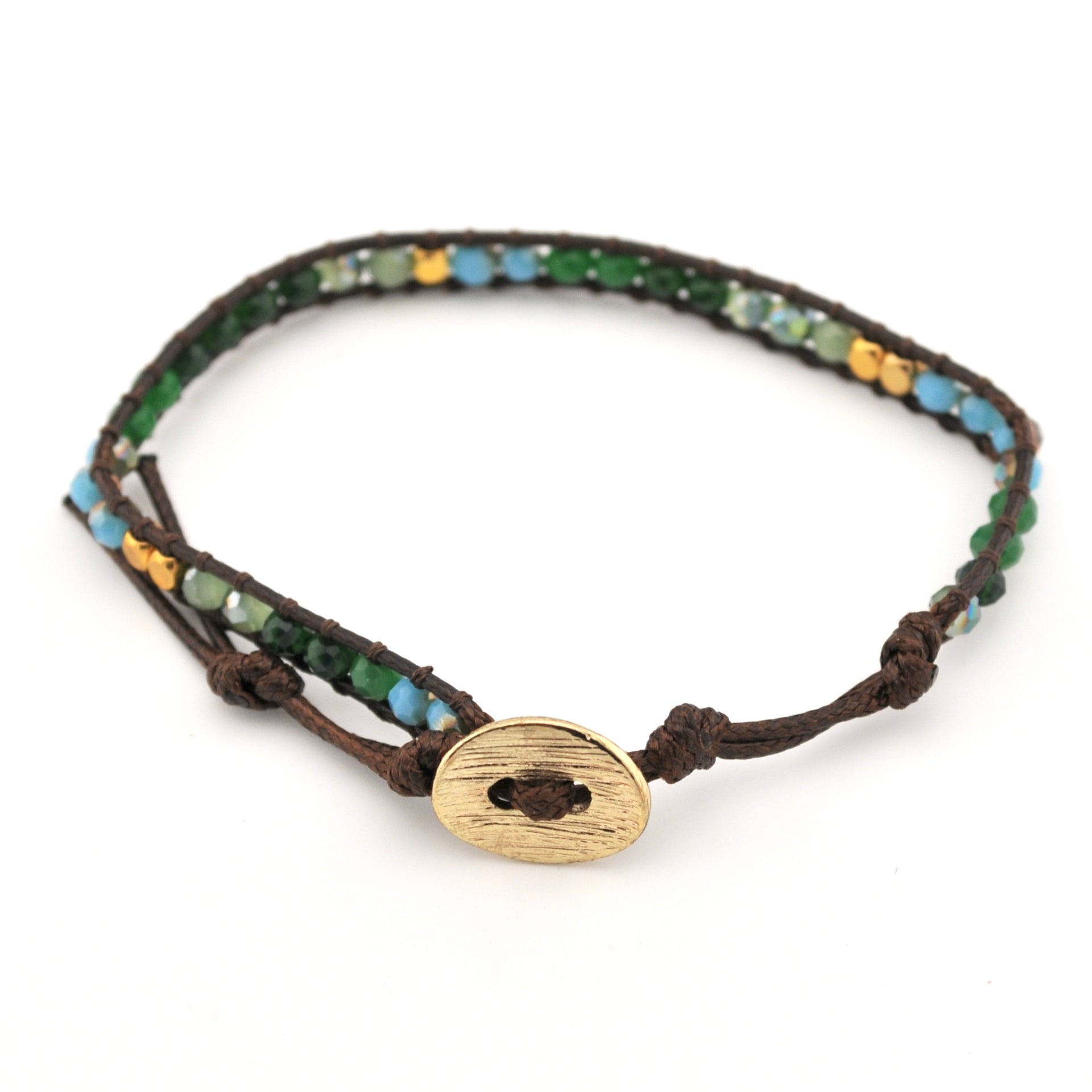 Claps View Oasis Single Wrap Stone Bracelet 22108