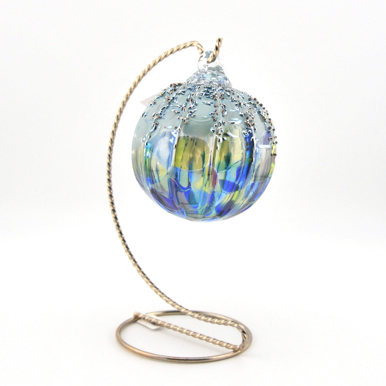Classic Island Breeze Glass Ornament on Stand