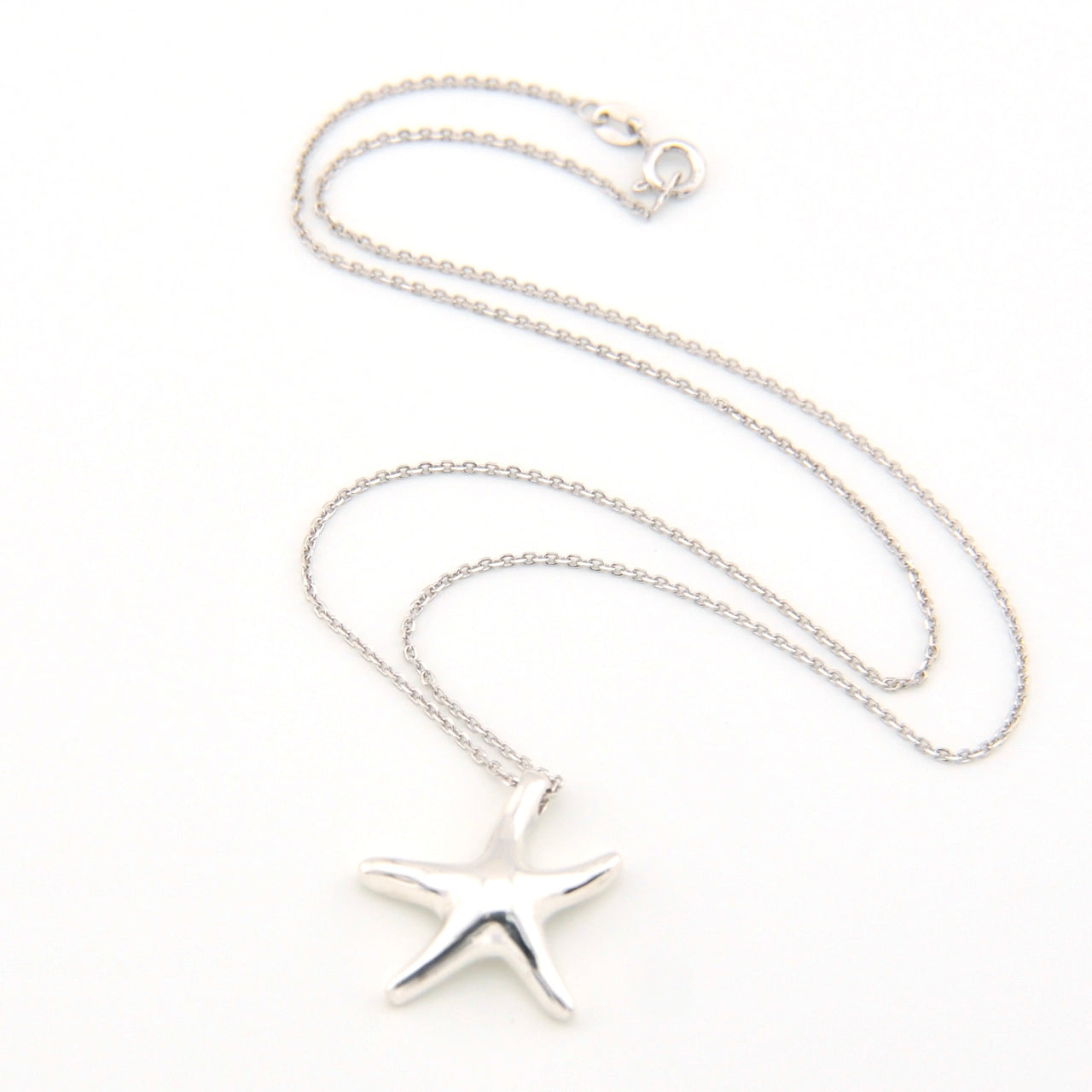 Classic Silver Starfish Necklace