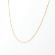 Gold chain on white background