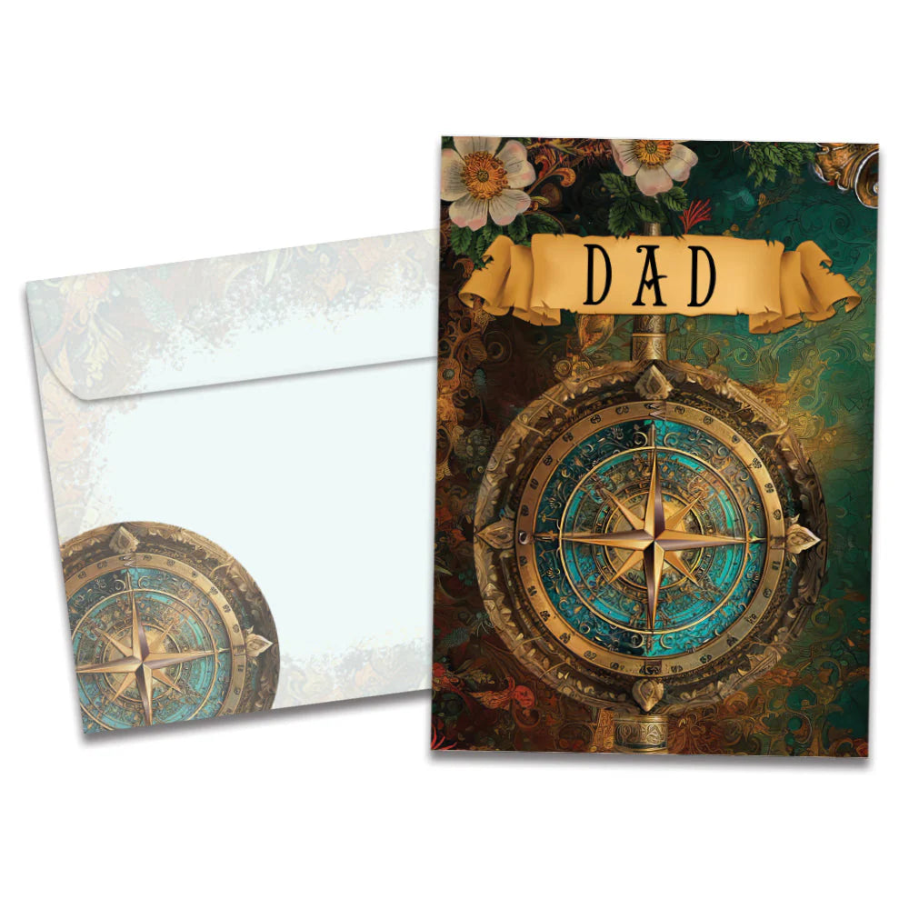 Compass Dad Birthday Card