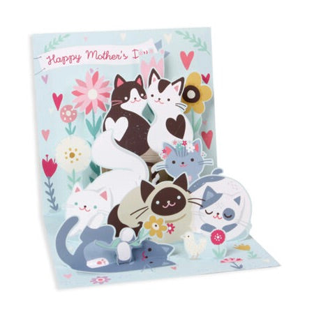 Mother's Day Kitties Treasures Greeting Card
