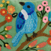 Detail Floral Jewelry Pouch Songbird