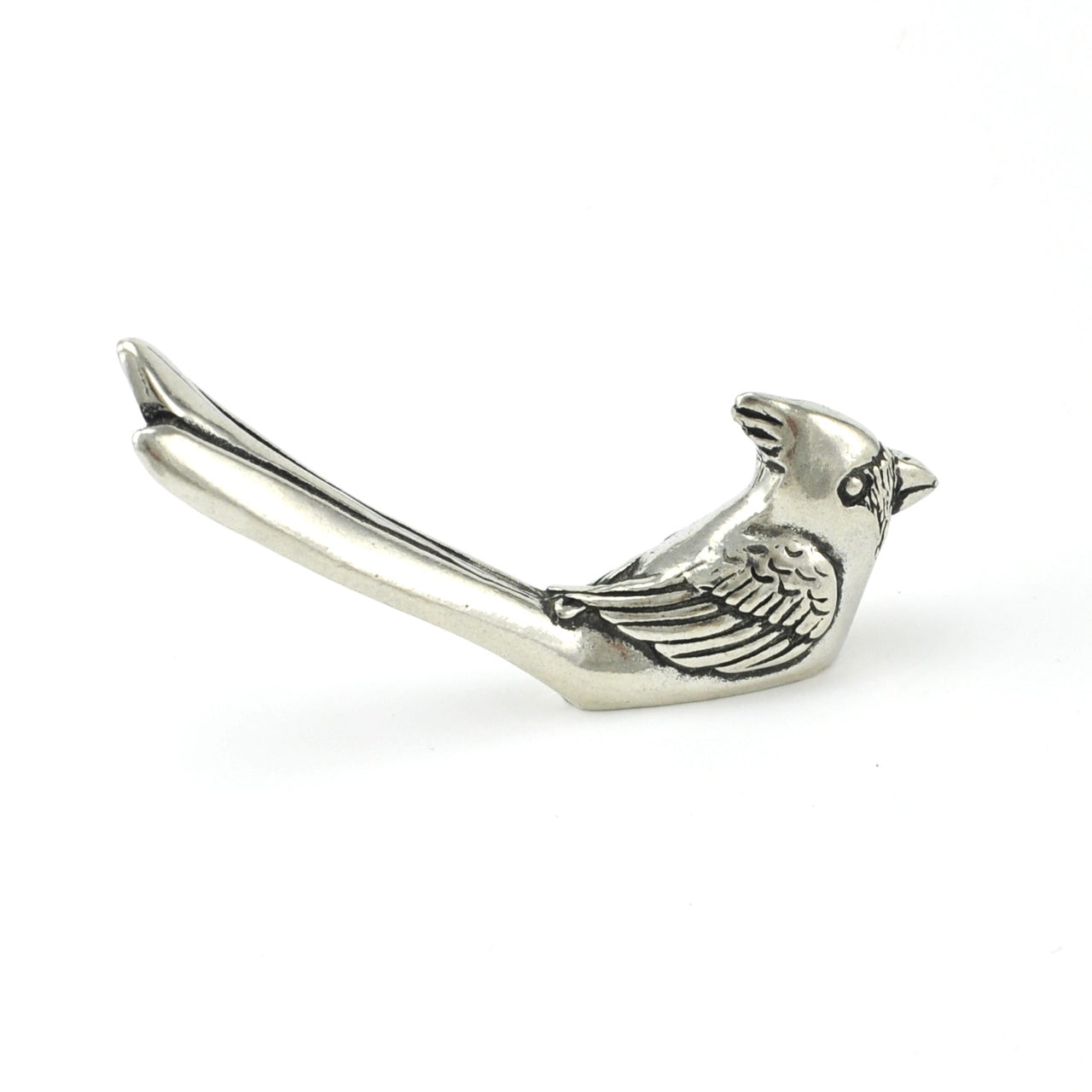 Handcrafted Pewter Cardinal Ring Holder
