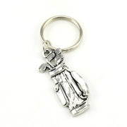 Handcrafted Pewter Golf Key Chain