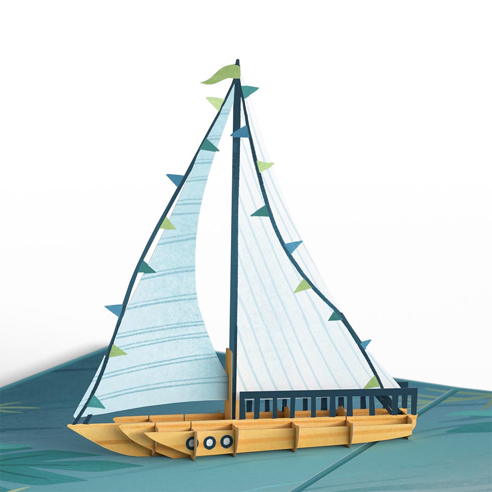 Father's Day Set Sail Pop Up Card