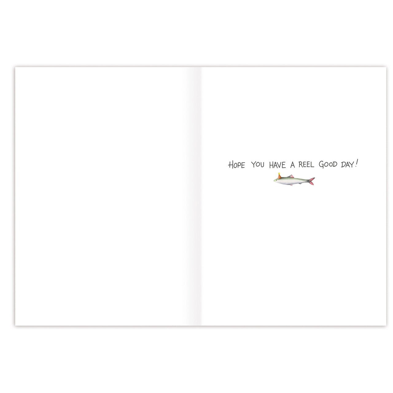 Fishing Birthday Card Inside
