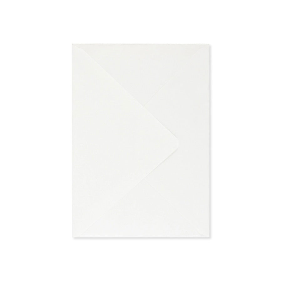 White envelope on a white background