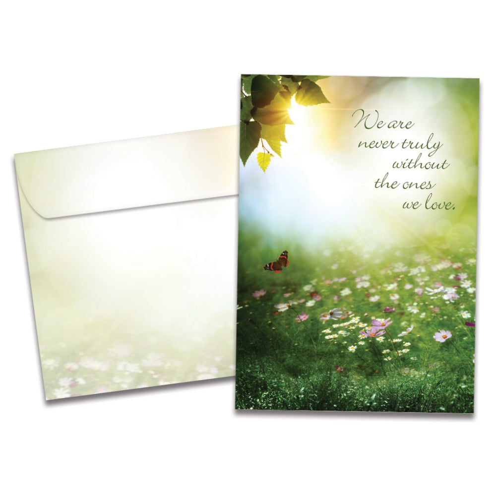 Carried Within Sympathy Greeting Card