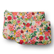 Garden Party Zippered Pouch Set