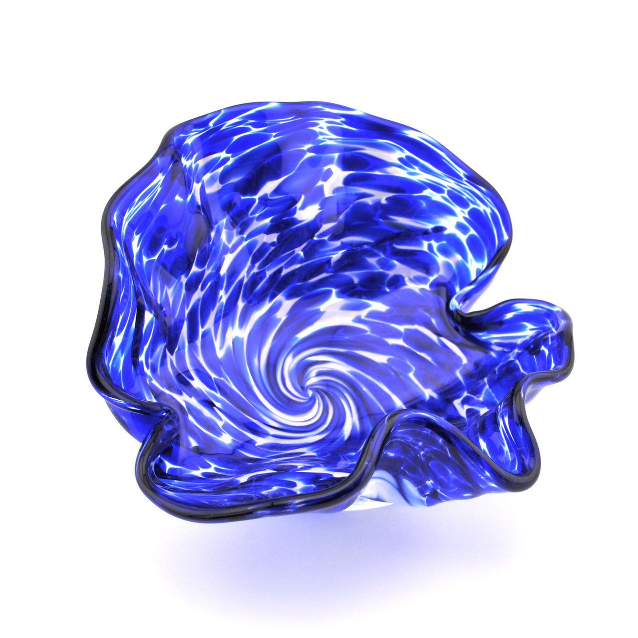 Glass Cobalt Clamshell