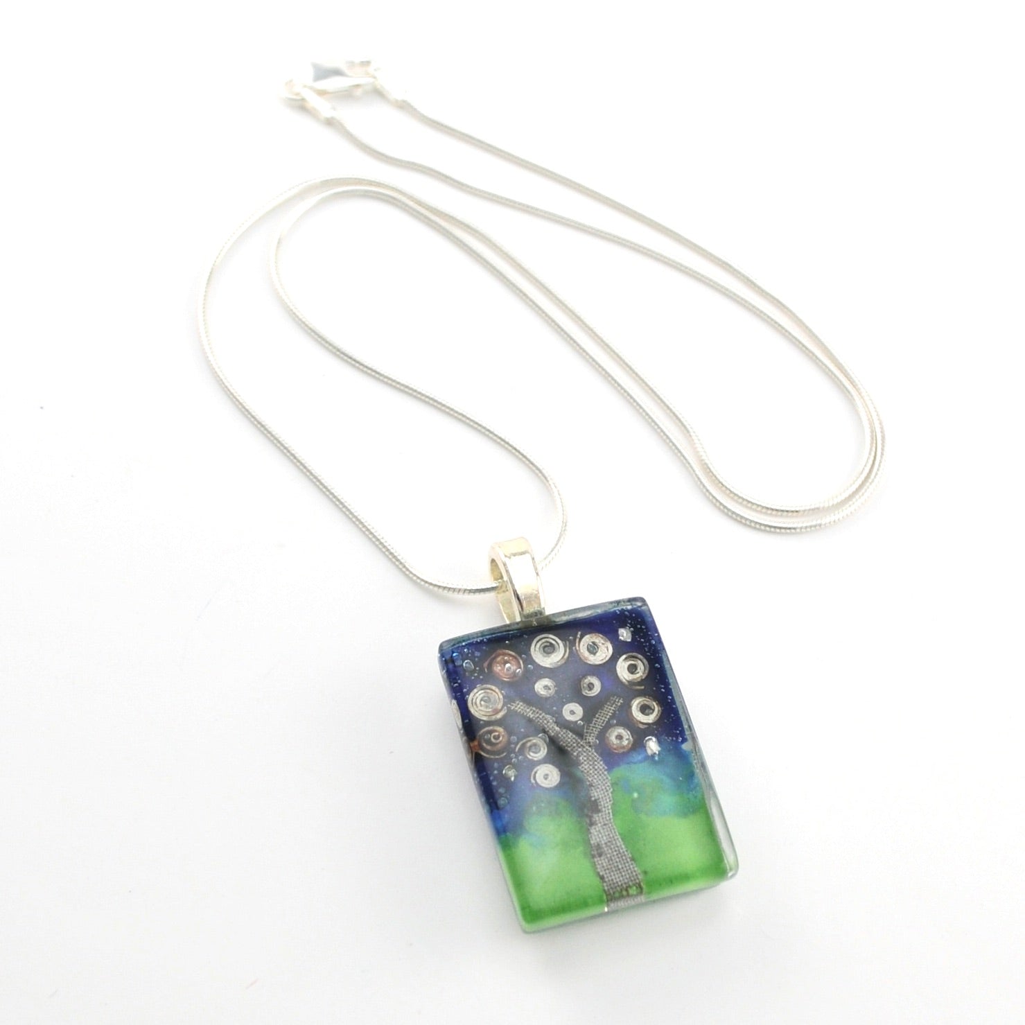 Glass Dream Tree Necklace