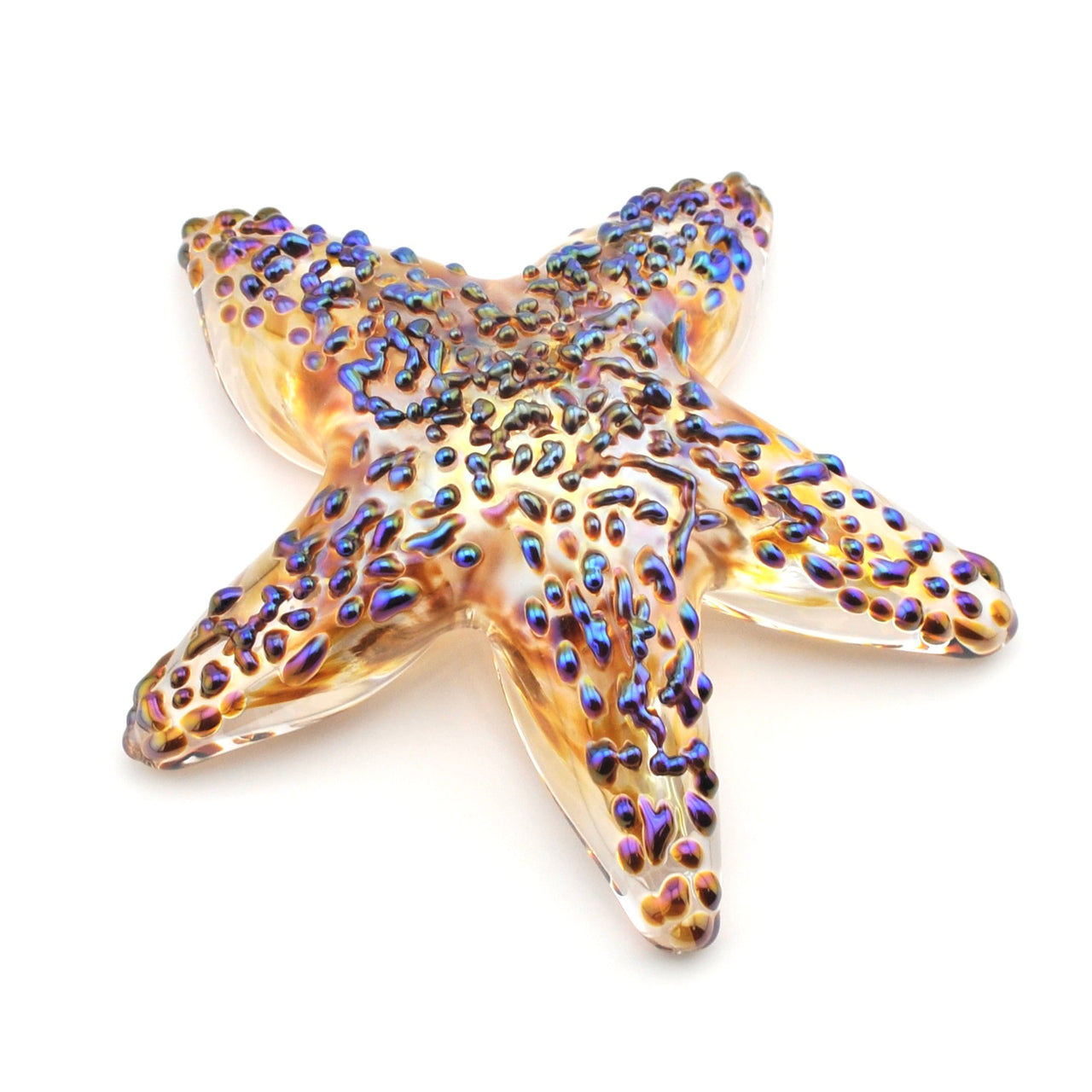 Glass Golden Starfish