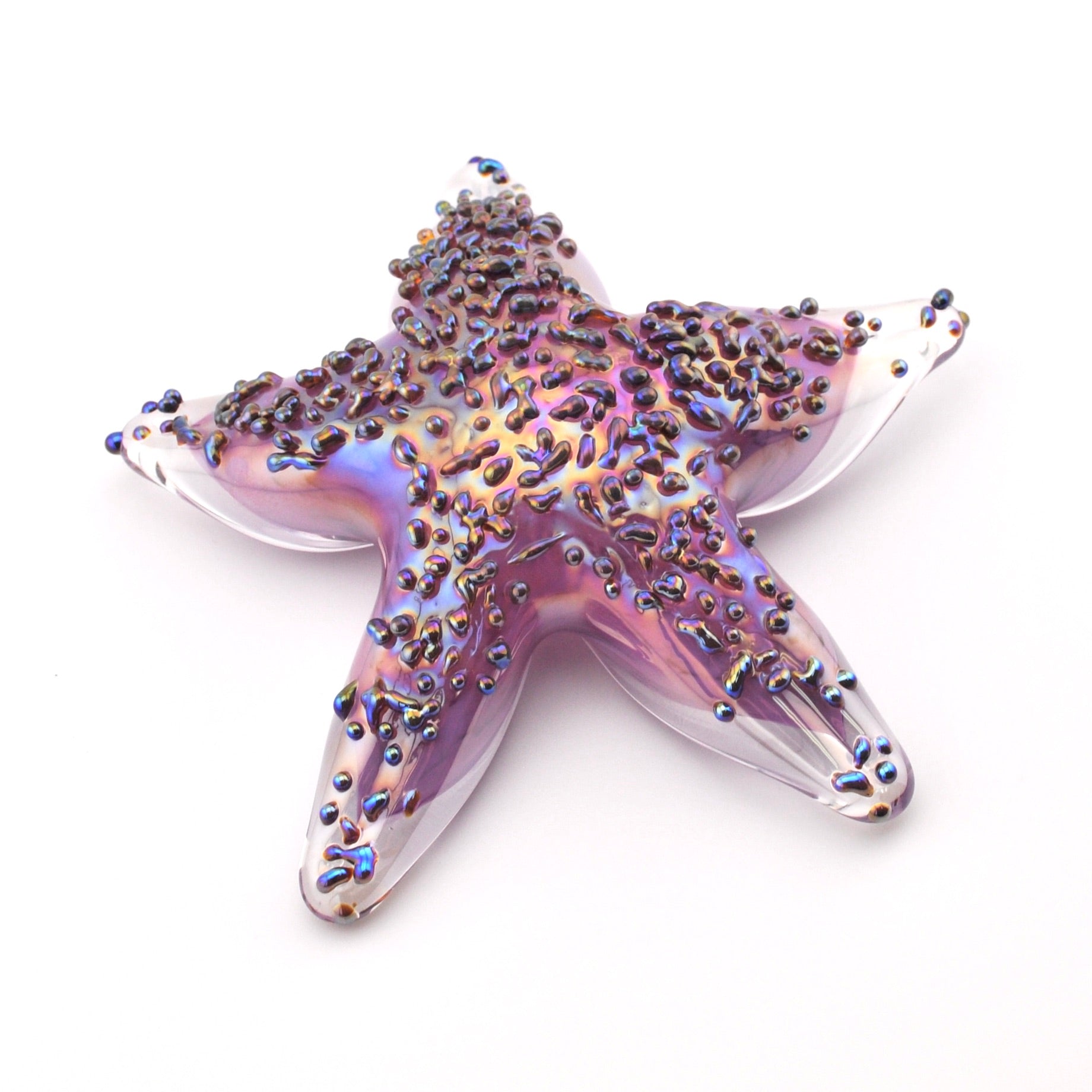 Glass Lilac Starfish