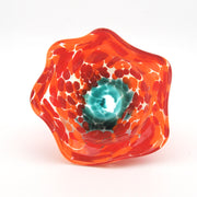 Glass Poppies Mini Floppy Bowl Inside
