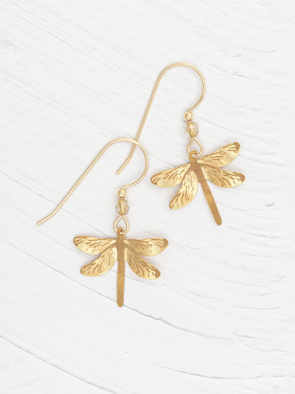Gold Dragonfly Dreams Earrings