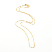 Gold Fill 18 Inch 1.45mm Diamond Cut Cable Chain