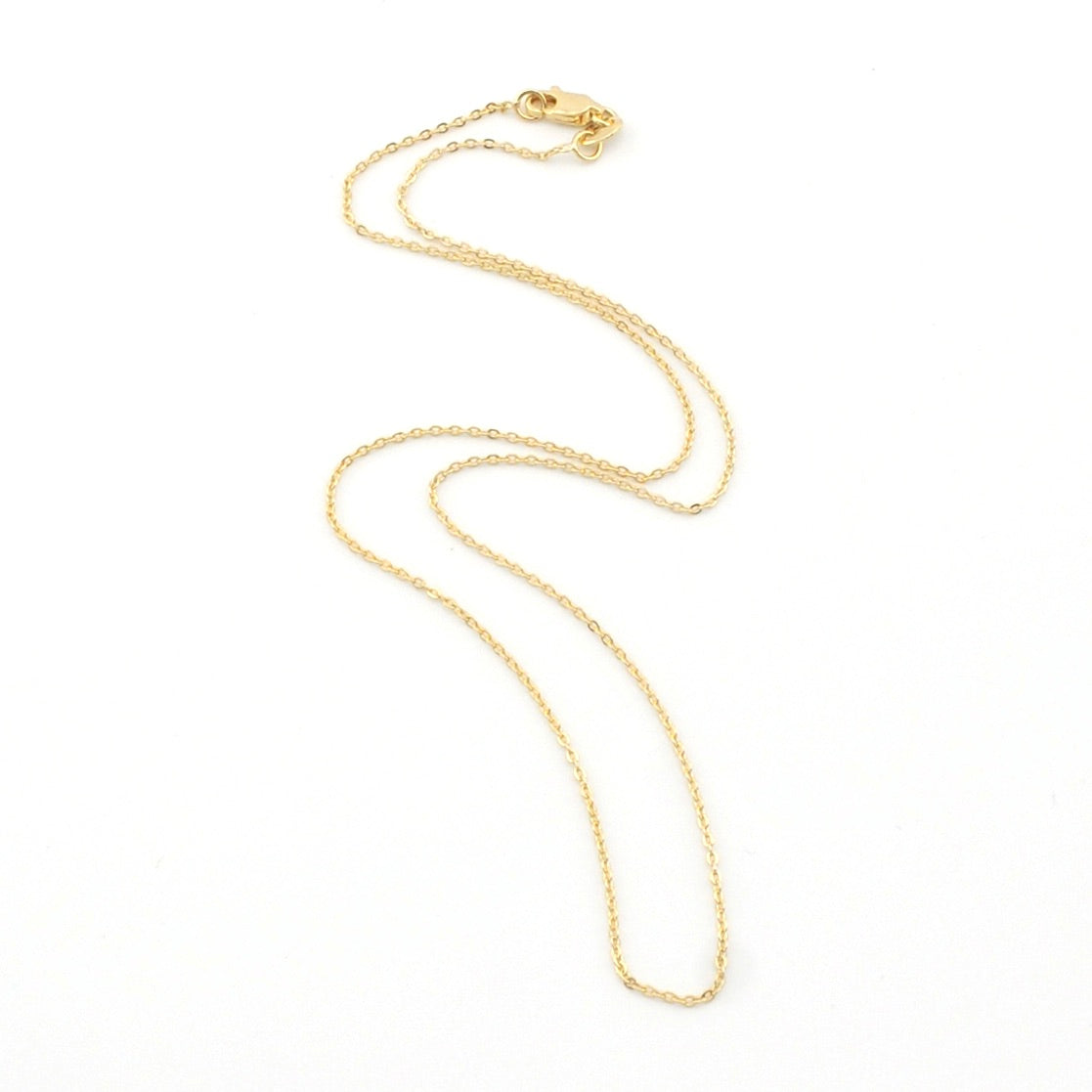 Gold Fill 18 Inch 1.45mm Diamond Cut Cable Chain