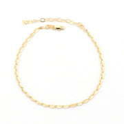 Gold Fill 3mm Fancy Chain 9 Inch Anklet