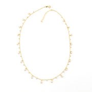 Gold Fill Cubic Zirconia Sparkles Necklace