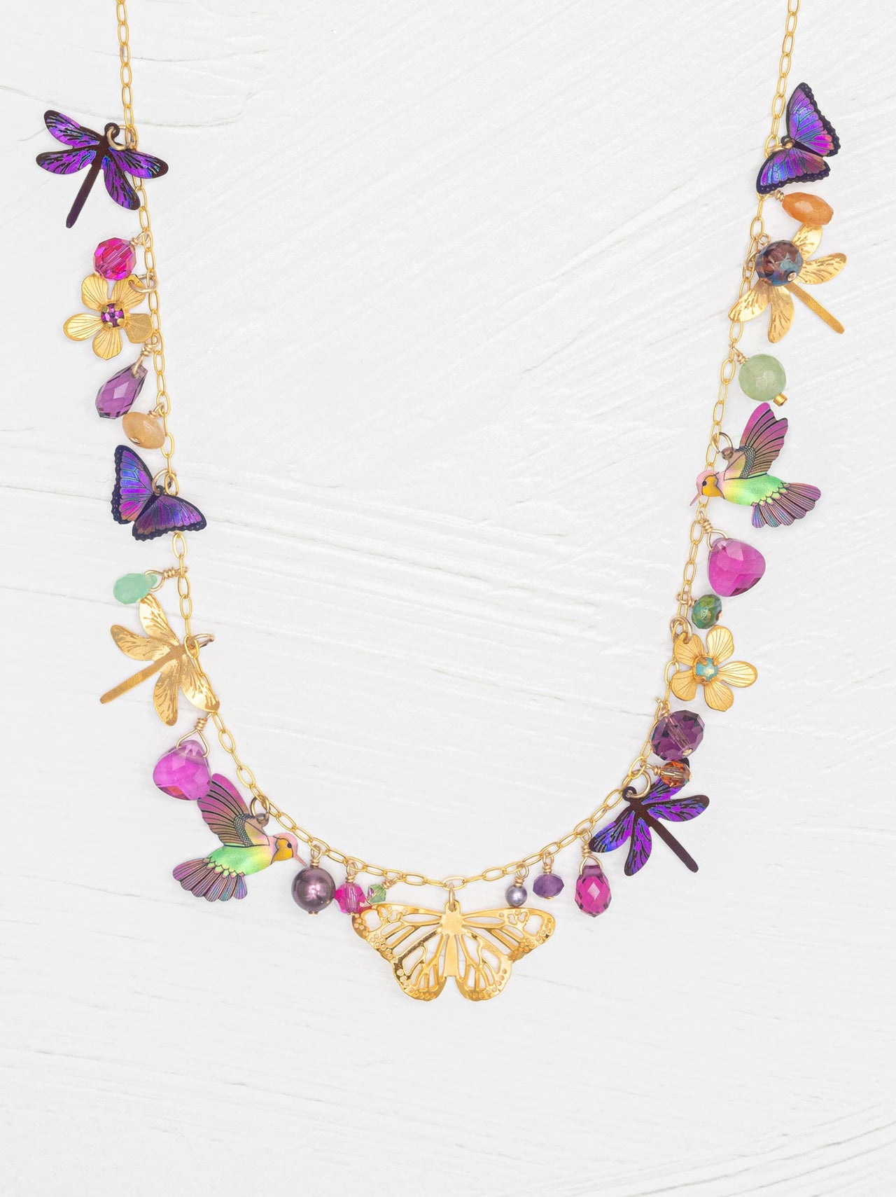Gold Garden Party Necklace