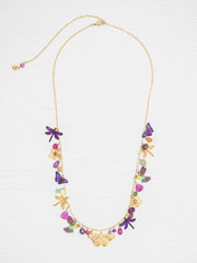 Gold Garden Party Necklace Full View