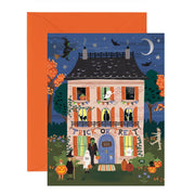 Haunted House Greeting Card