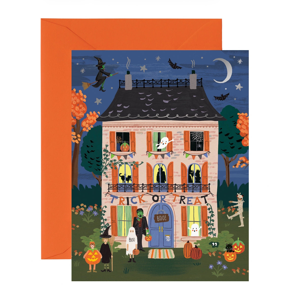 Haunted House Greeting Card