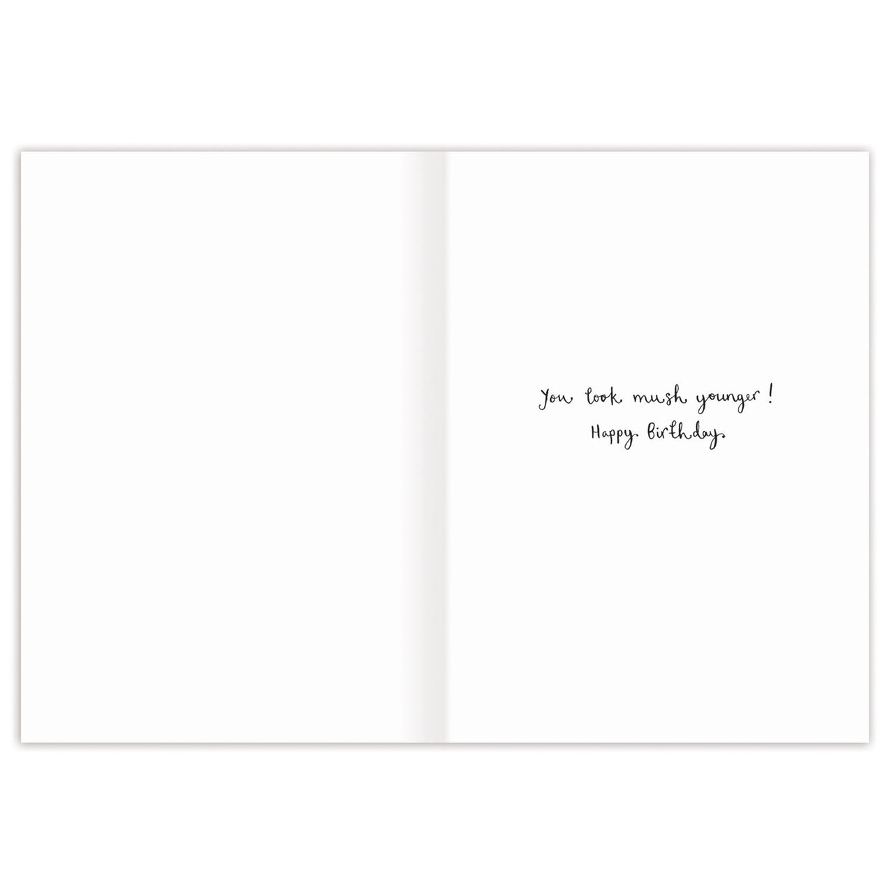 Holy Shitake Mushrooms Birthday Card Inside