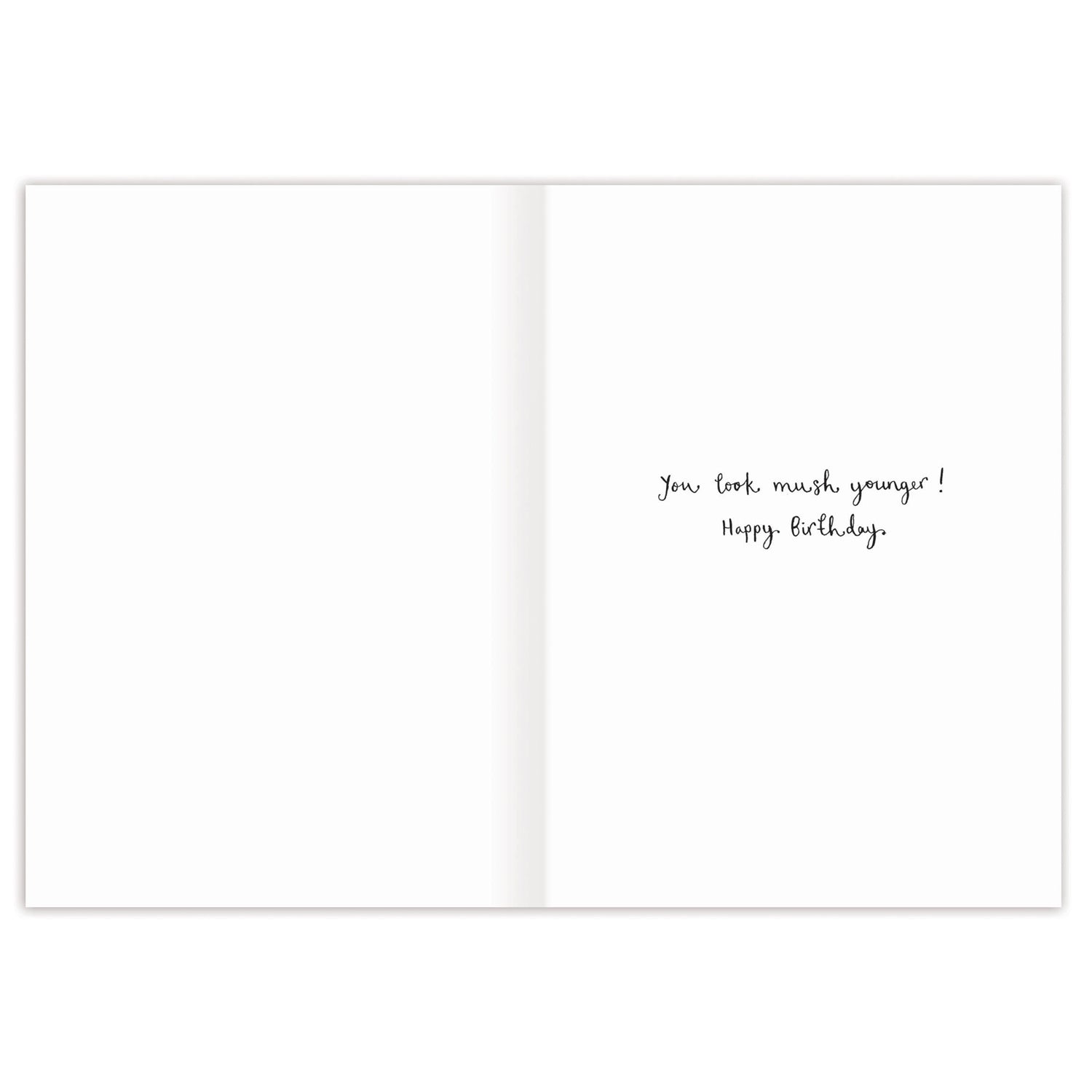 Holy Shitake Mushrooms Birthday Card Inside