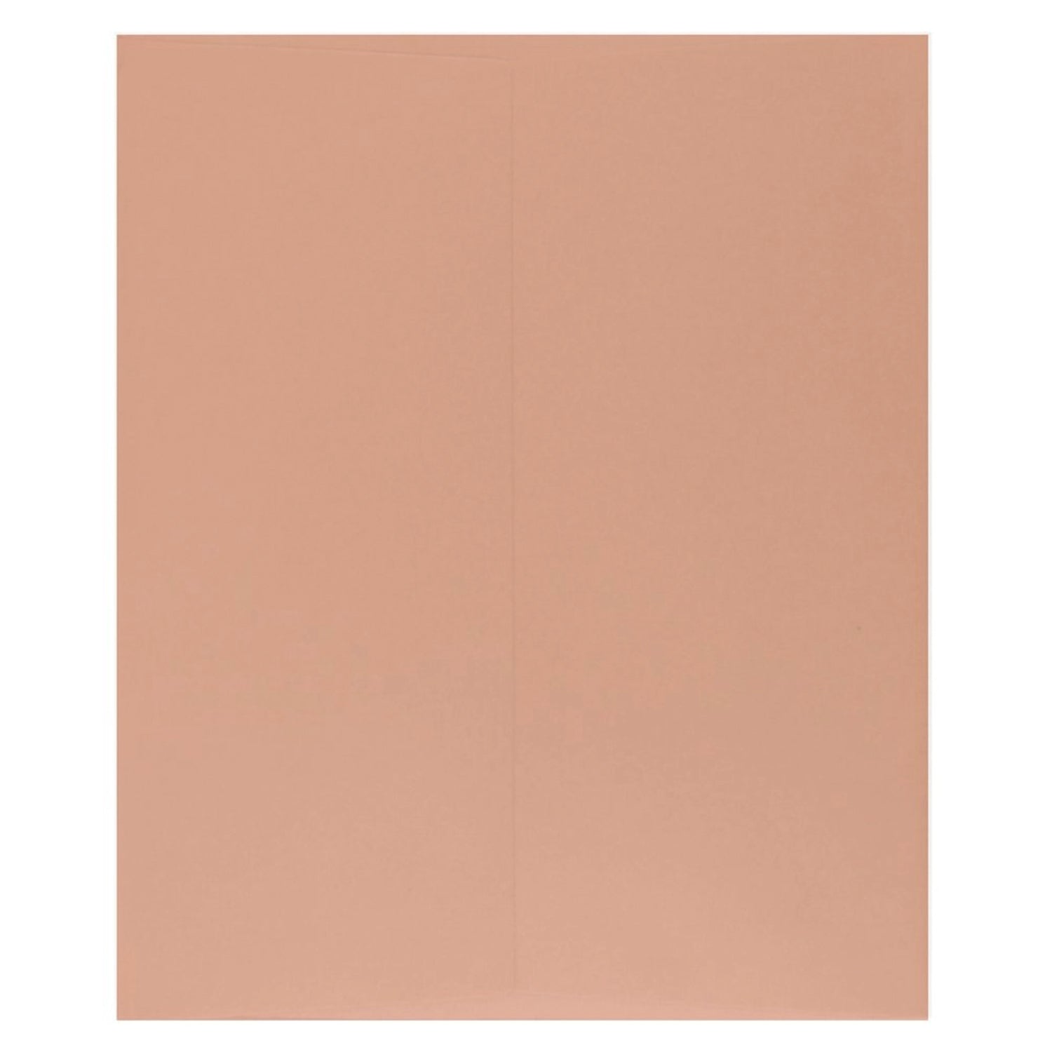 Solid peach-colored square with a white border
